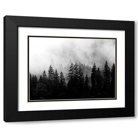 Foggy Morning Black Modern Wood Framed Art Print with Double Matting by Allen, Kimberly