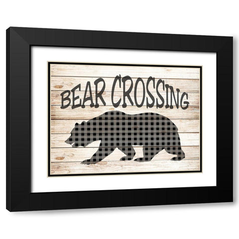 Crossing 1 Black Modern Wood Framed Art Print with Double Matting by Allen, Kimberly