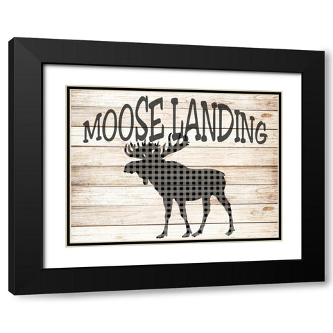 Crossing 2 Black Modern Wood Framed Art Print with Double Matting by Allen, Kimberly