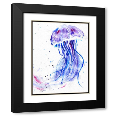 Jelly Jelly Black Modern Wood Framed Art Print with Double Matting by Allen, Kimberly
