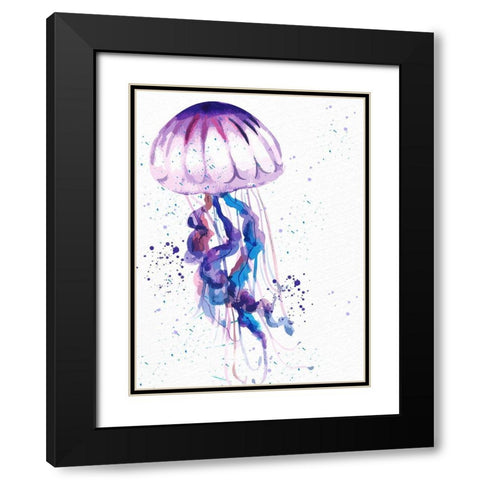 Jelly Jelly 2 Black Modern Wood Framed Art Print with Double Matting by Allen, Kimberly