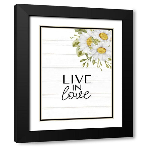 Floral Jar 9 Black Modern Wood Framed Art Print with Double Matting by Allen, Kimberly