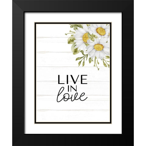 Floral Jar 9 Black Modern Wood Framed Art Print with Double Matting by Allen, Kimberly
