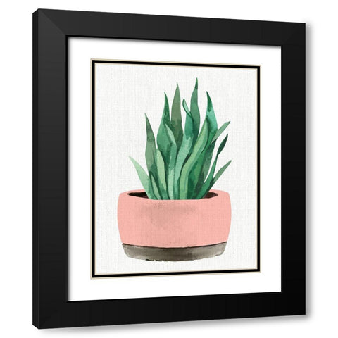 Planted 1 Black Modern Wood Framed Art Print with Double Matting by Allen, Kimberly