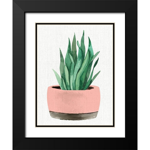 Planted 1 Black Modern Wood Framed Art Print with Double Matting by Allen, Kimberly