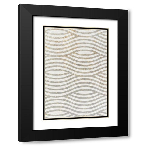 Concrete Panel C Black Modern Wood Framed Art Print with Double Matting by Allen, Kimberly