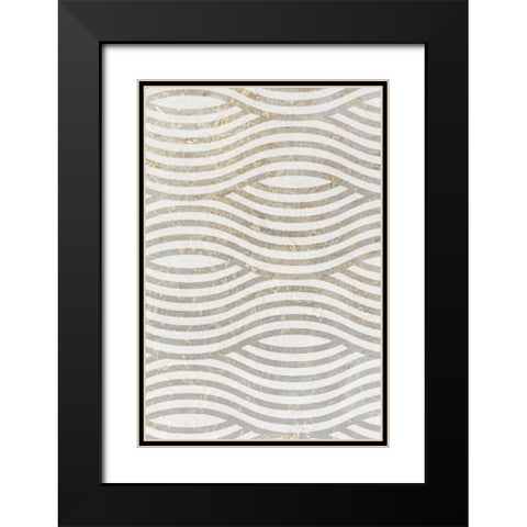 Concrete Panel C Black Modern Wood Framed Art Print with Double Matting by Allen, Kimberly