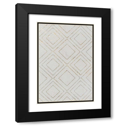 Concrete Panel B Black Modern Wood Framed Art Print with Double Matting by Allen, Kimberly