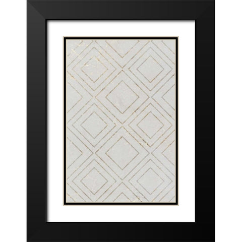 Concrete Panel B Black Modern Wood Framed Art Print with Double Matting by Allen, Kimberly