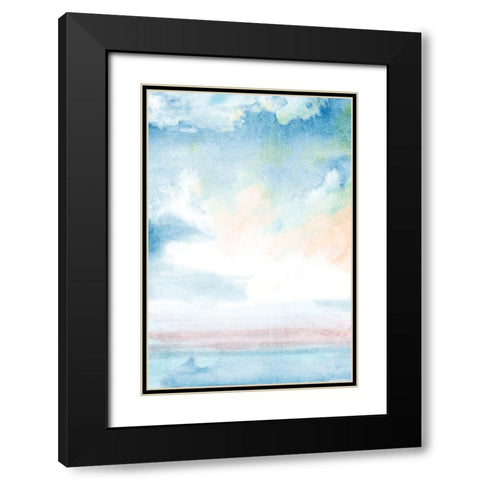 Sunset of the Water Black Modern Wood Framed Art Print with Double Matting by Allen, Kimberly
