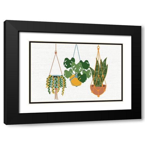 Three Black Modern Wood Framed Art Print with Double Matting by Allen, Kimberly