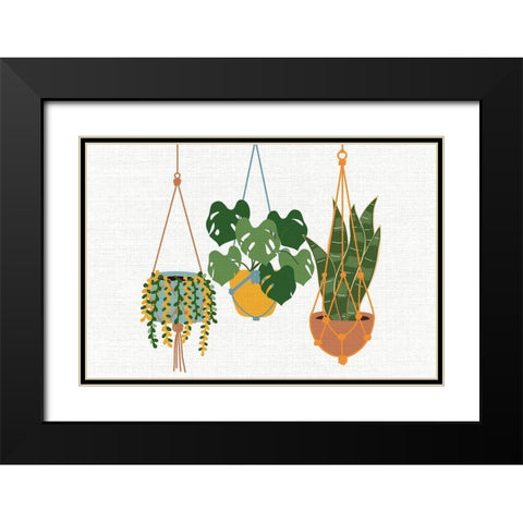 Three Black Modern Wood Framed Art Print with Double Matting by Allen, Kimberly