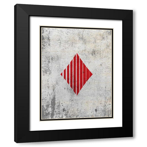 Lets Play C Black Modern Wood Framed Art Print with Double Matting by Allen, Kimberly