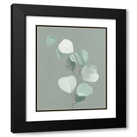 Soft Greens 2 Black Modern Wood Framed Art Print with Double Matting by Allen, Kimberly