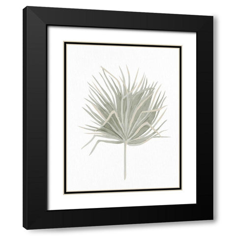 Soft Green 2 Black Modern Wood Framed Art Print with Double Matting by Allen, Kimberly