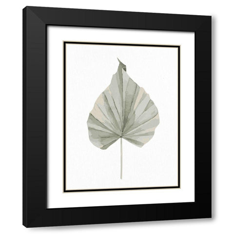 Soft Green 3 Black Modern Wood Framed Art Print with Double Matting by Allen, Kimberly