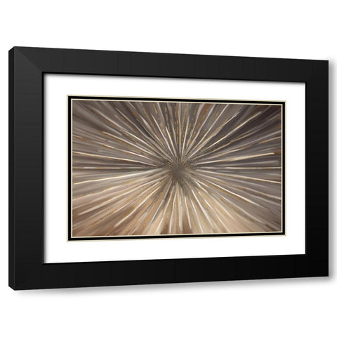 Burst of Life Black Modern Wood Framed Art Print with Double Matting by Allen, Kimberly