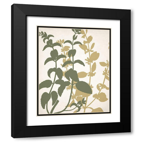 Botanical Spread 2 Black Modern Wood Framed Art Print with Double Matting by Allen, Kimberly
