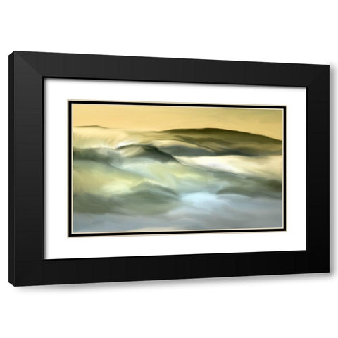 Over The Hills Black Modern Wood Framed Art Print with Double Matting by Allen, Kimberly