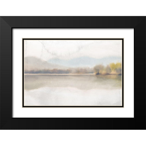 Serene Summer Black Modern Wood Framed Art Print with Double Matting by Allen, Kimberly