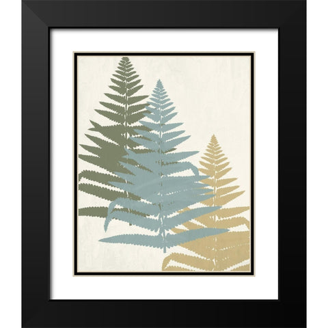 Threes 2 Black Modern Wood Framed Art Print with Double Matting by Allen, Kimberly