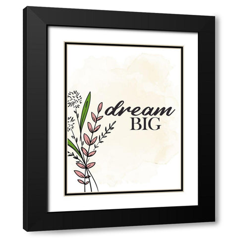 Dream Black Modern Wood Framed Art Print with Double Matting by Allen, Kimberly