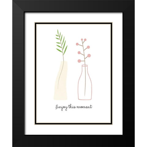 This Moment Black Modern Wood Framed Art Print with Double Matting by Allen, Kimberly