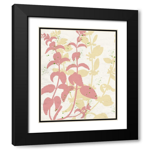 Spring Silhouette 2 Black Modern Wood Framed Art Print with Double Matting by Allen, Kimberly