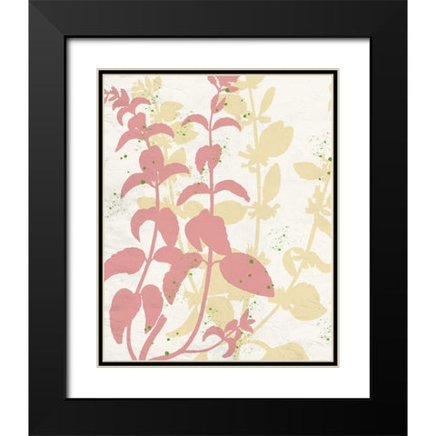 Spring Silhouette 2 Black Modern Wood Framed Art Print with Double Matting by Allen, Kimberly