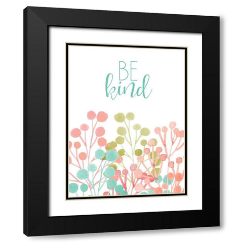 Be 1 Black Modern Wood Framed Art Print with Double Matting by Allen, Kimberly