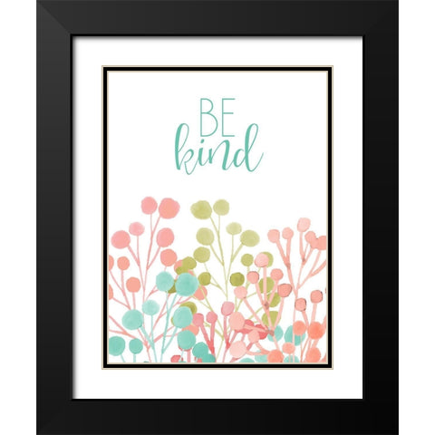 Be 1 Black Modern Wood Framed Art Print with Double Matting by Allen, Kimberly