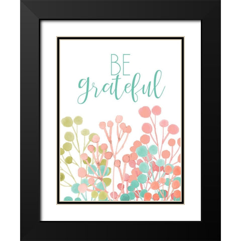 Be 2 Black Modern Wood Framed Art Print with Double Matting by Allen, Kimberly