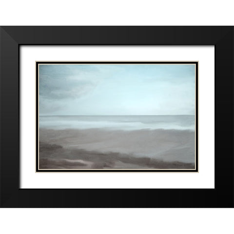 Tides Out Black Modern Wood Framed Art Print with Double Matting by Allen, Kimberly