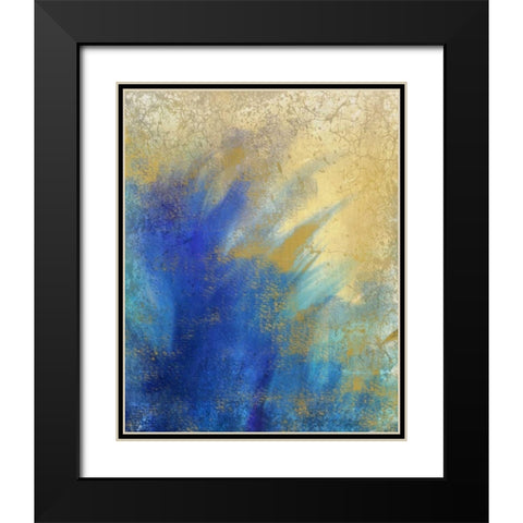 Burst of Color 2 Black Modern Wood Framed Art Print with Double Matting by Allen, Kimberly