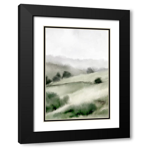 Hillside Black Modern Wood Framed Art Print with Double Matting by Allen, Kimberly