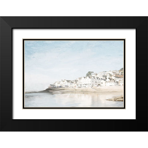 Edge Of The Water Black Modern Wood Framed Art Print with Double Matting by Allen, Kimberly