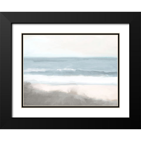 At the Sea Black Modern Wood Framed Art Print with Double Matting by Allen, Kimberly