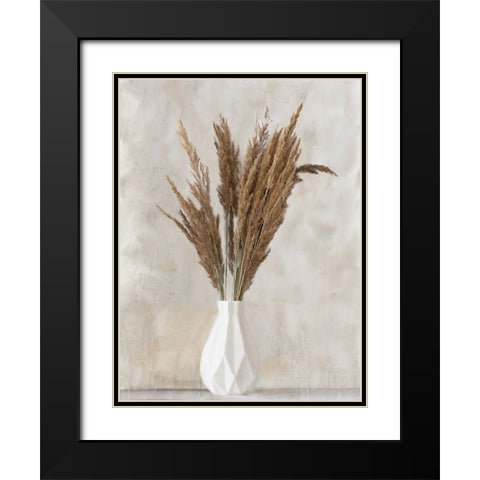 Pampass Vase 2 Black Modern Wood Framed Art Print with Double Matting by Allen, Kimberly