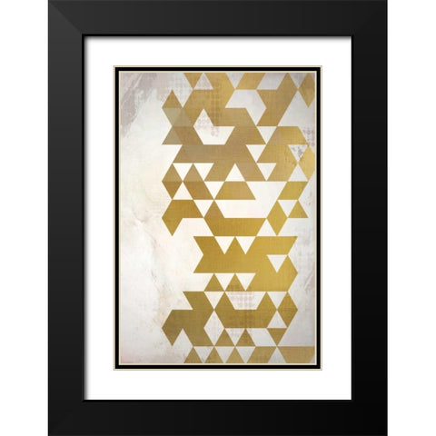 Space of Time Black Modern Wood Framed Art Print with Double Matting by Allen, Kimberly