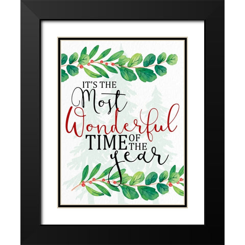 Most Black Modern Wood Framed Art Print with Double Matting by Allen, Kimberly