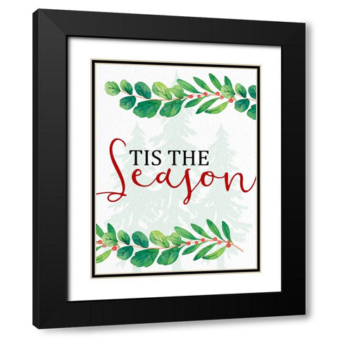 Tis Black Modern Wood Framed Art Print with Double Matting by Allen, Kimberly