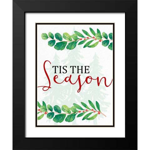 Tis Black Modern Wood Framed Art Print with Double Matting by Allen, Kimberly
