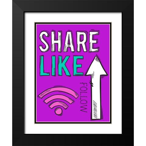 Share Like Follow Black Modern Wood Framed Art Print with Double Matting by Allen, Kimberly