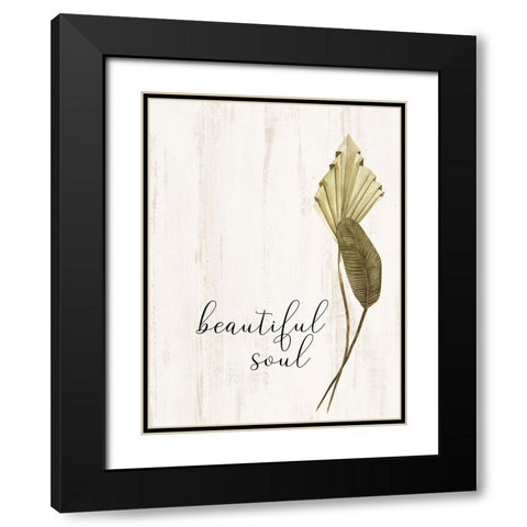 Beautiful Soul Black Modern Wood Framed Art Print with Double Matting by Allen, Kimberly