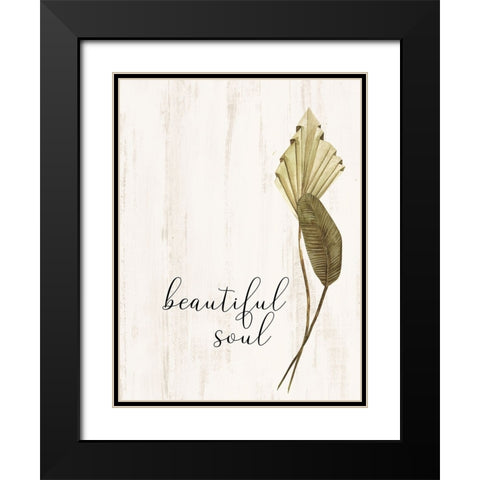 Beautiful Soul Black Modern Wood Framed Art Print with Double Matting by Allen, Kimberly