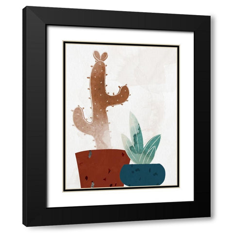 Standing 1 Black Modern Wood Framed Art Print with Double Matting by Allen, Kimberly