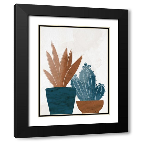 Standing 2 Black Modern Wood Framed Art Print with Double Matting by Allen, Kimberly