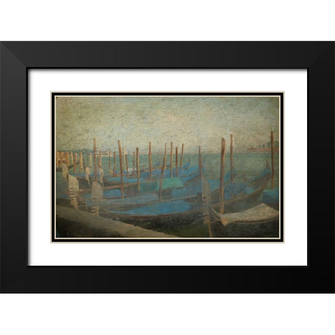 In Venice Black Modern Wood Framed Art Print with Double Matting by Allen, Kimberly