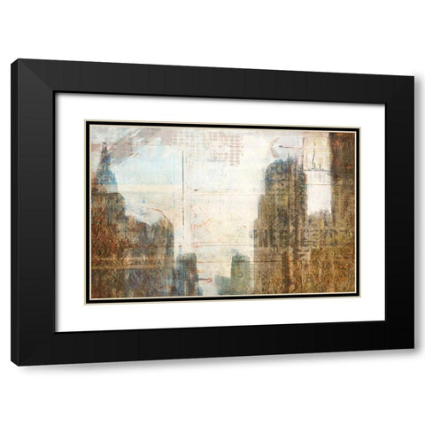 Urban Day Black Modern Wood Framed Art Print with Double Matting by Allen, Kimberly