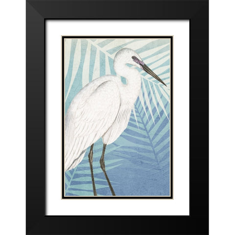 Cranes 1 Black Modern Wood Framed Art Print with Double Matting by Allen, Kimberly